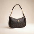 The Coach Handbag - Dark Brown