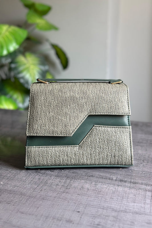 Echelon Line Handbag - Green