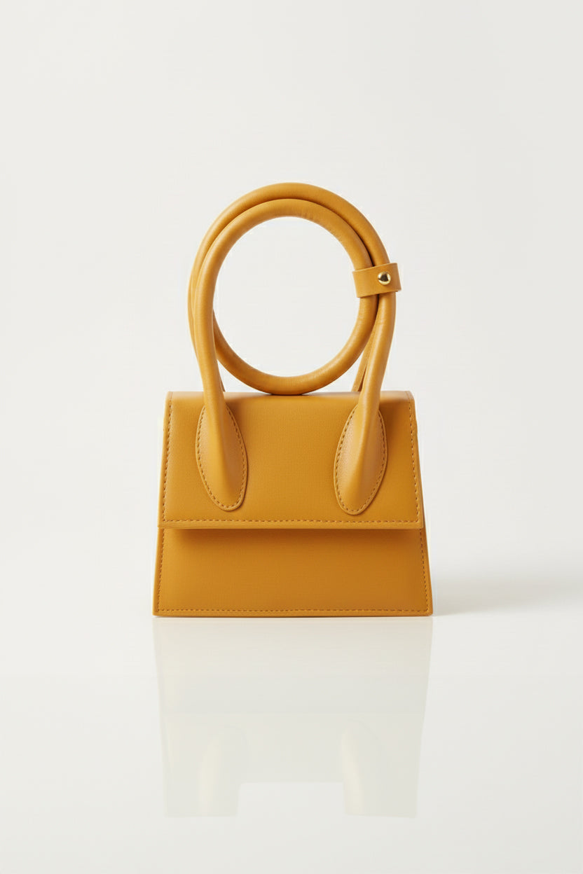 Jacqumues Handbag - Mustard