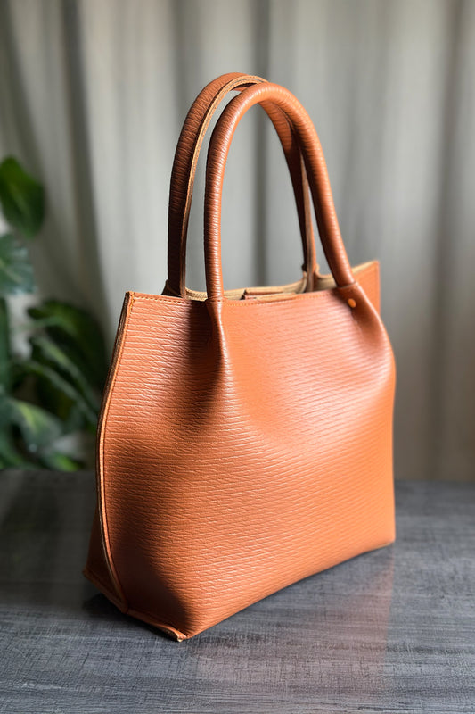 The Veloura Tote - Mustard