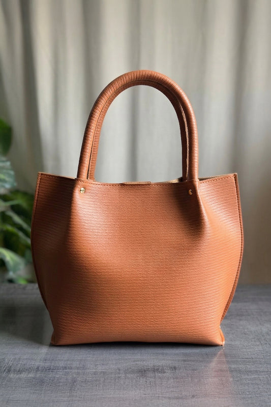The Veloura Tote - Mustard