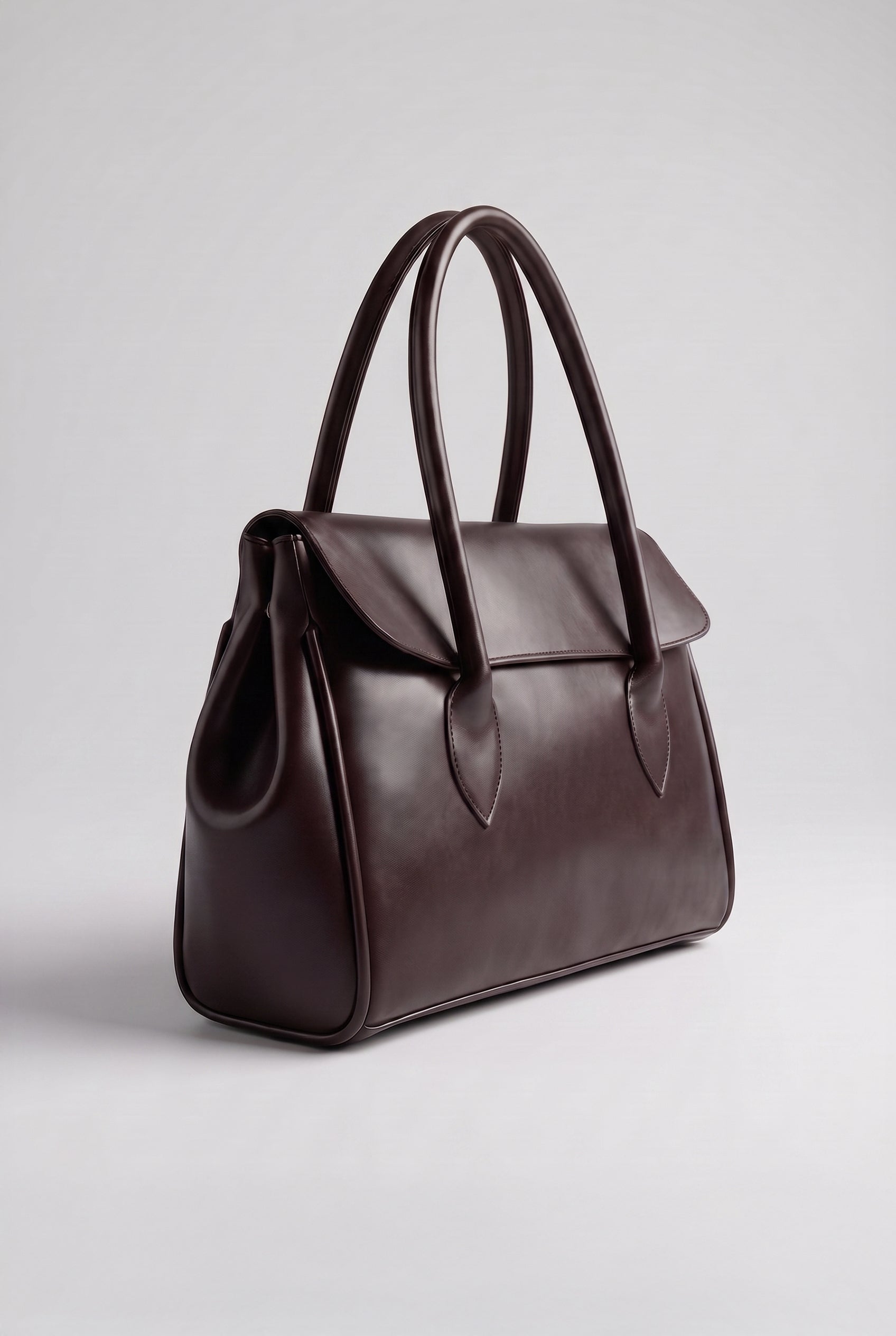 Office Tote - Dark Brown