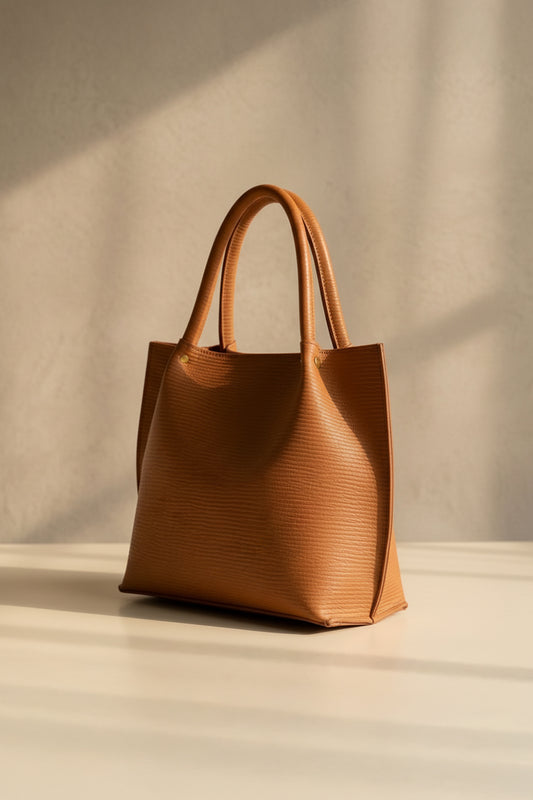 The Veloura Tote - Mustard