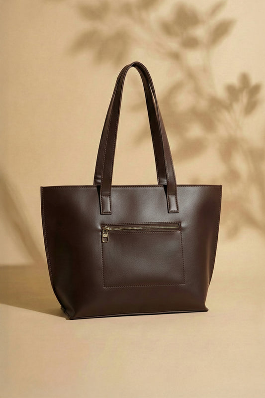 Fabilla Noir Tote - Dark Brown