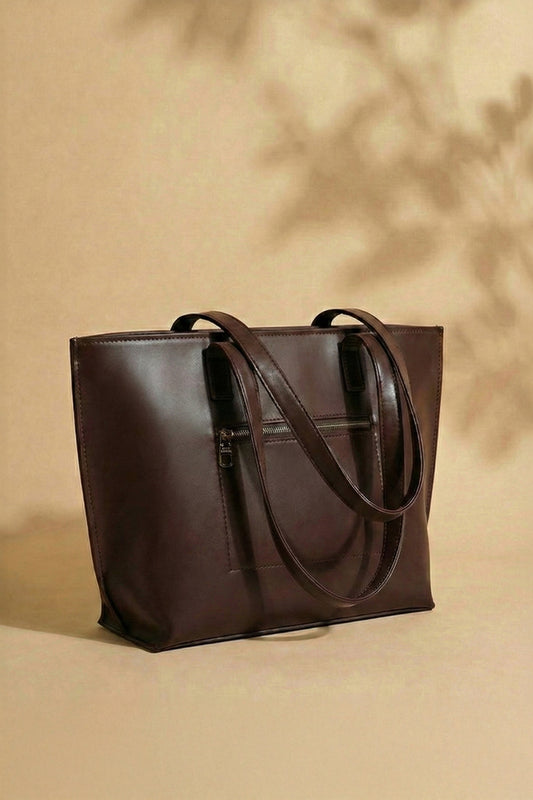 Fabilla Noir Tote - Dark Brown