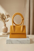 Jacqumues Handbag - Mustard