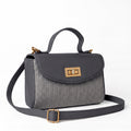 Glam Fold Handbag - Gray