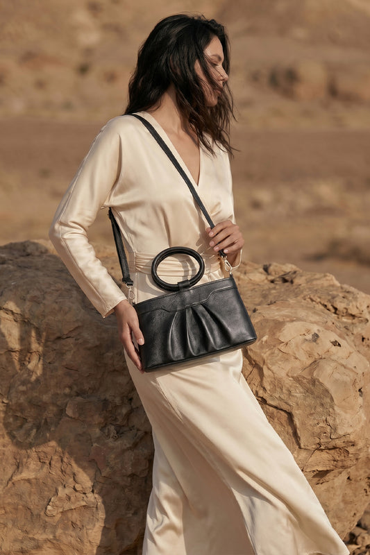 Terra Ring Handbag - Black