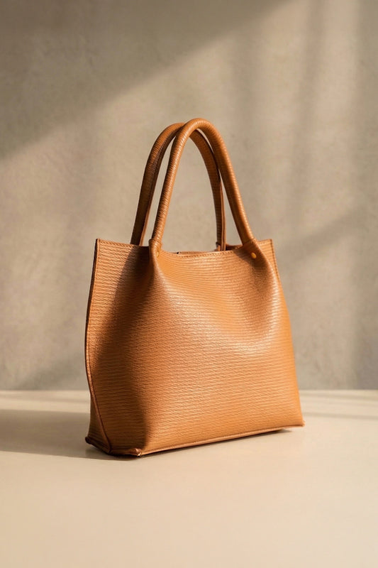 The Veloura Tote - Mustard