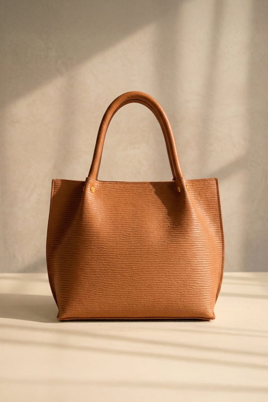 The Veloura Tote - Mustard