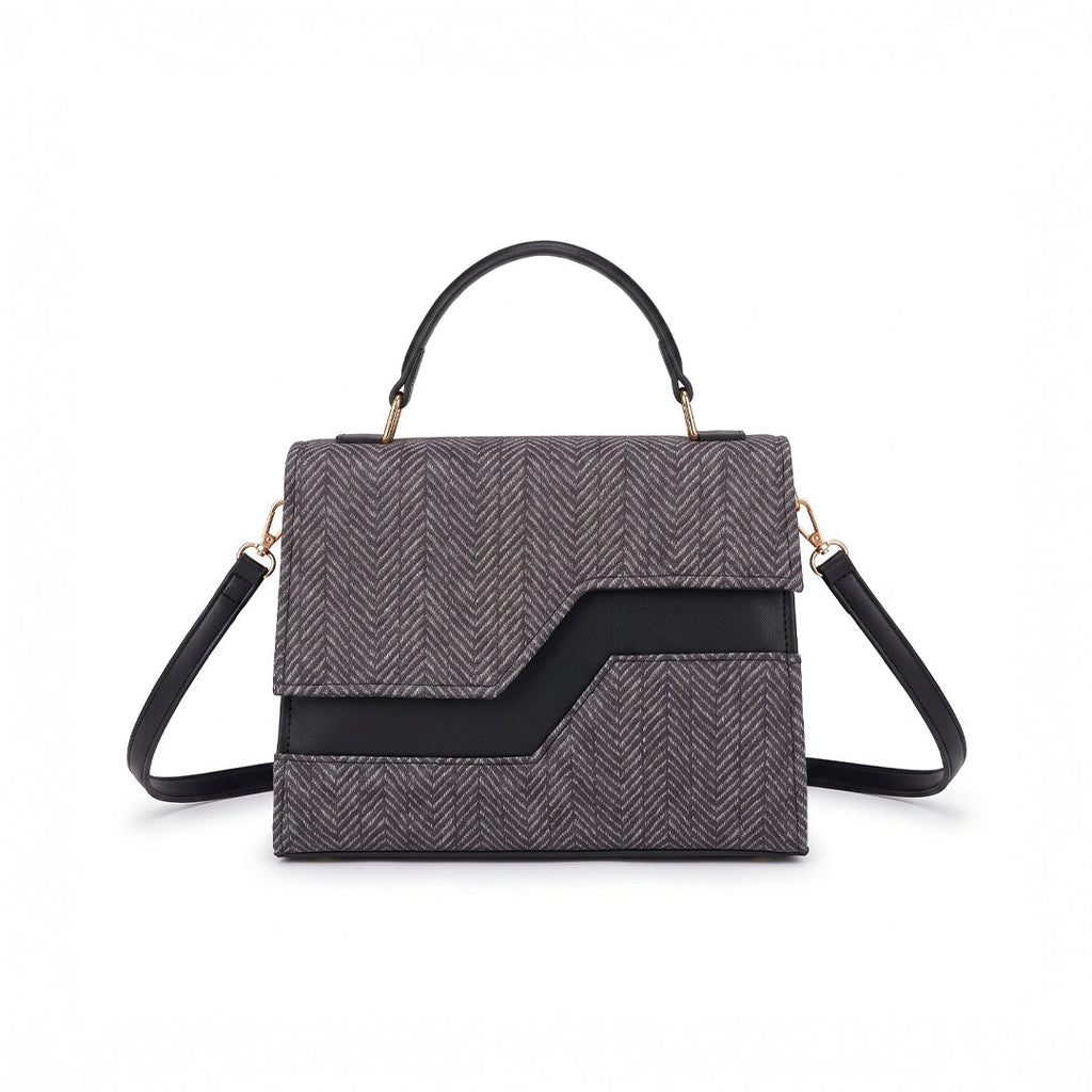 Echelon Line Handbag - Black