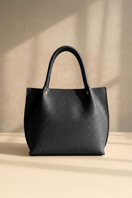 The Veloura Tote - Black