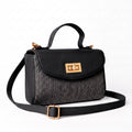 Glam Fold Handbag - Black