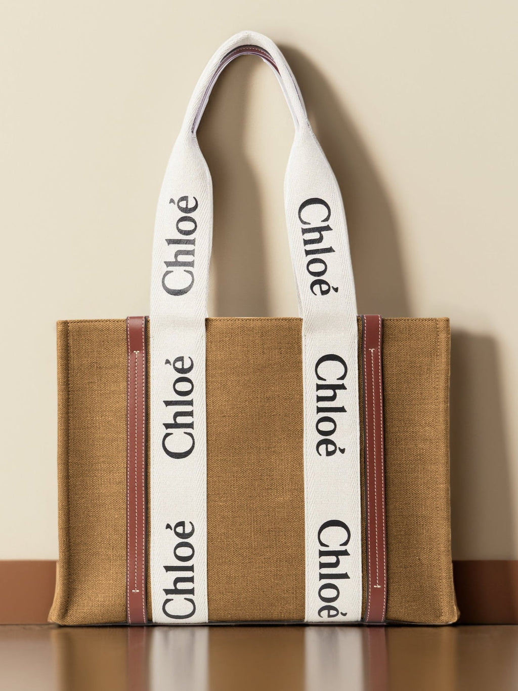 Chloe Canvas Tote 51 - Light Brown