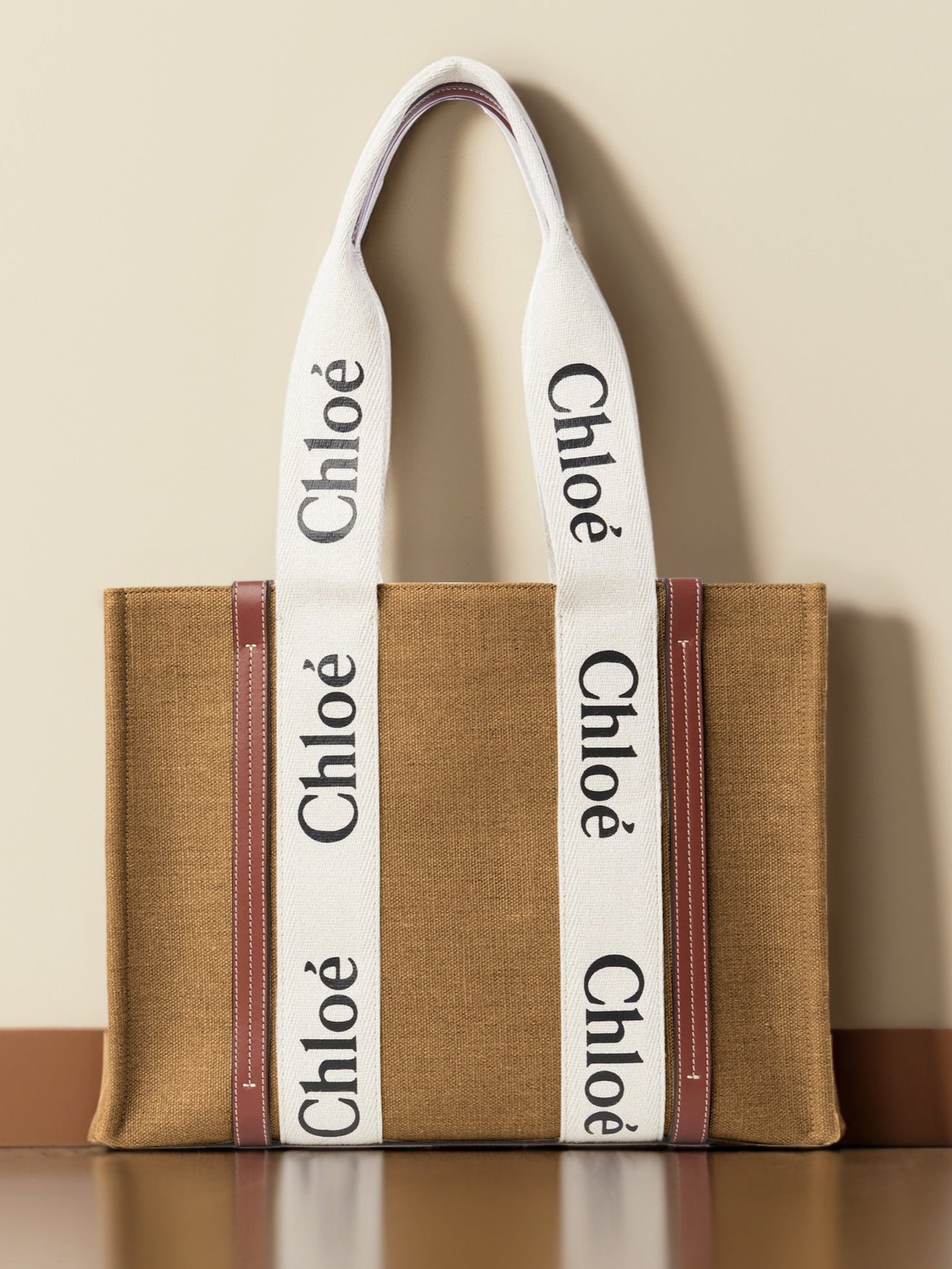 Chloe Canvas Tote 51 - Light Brown