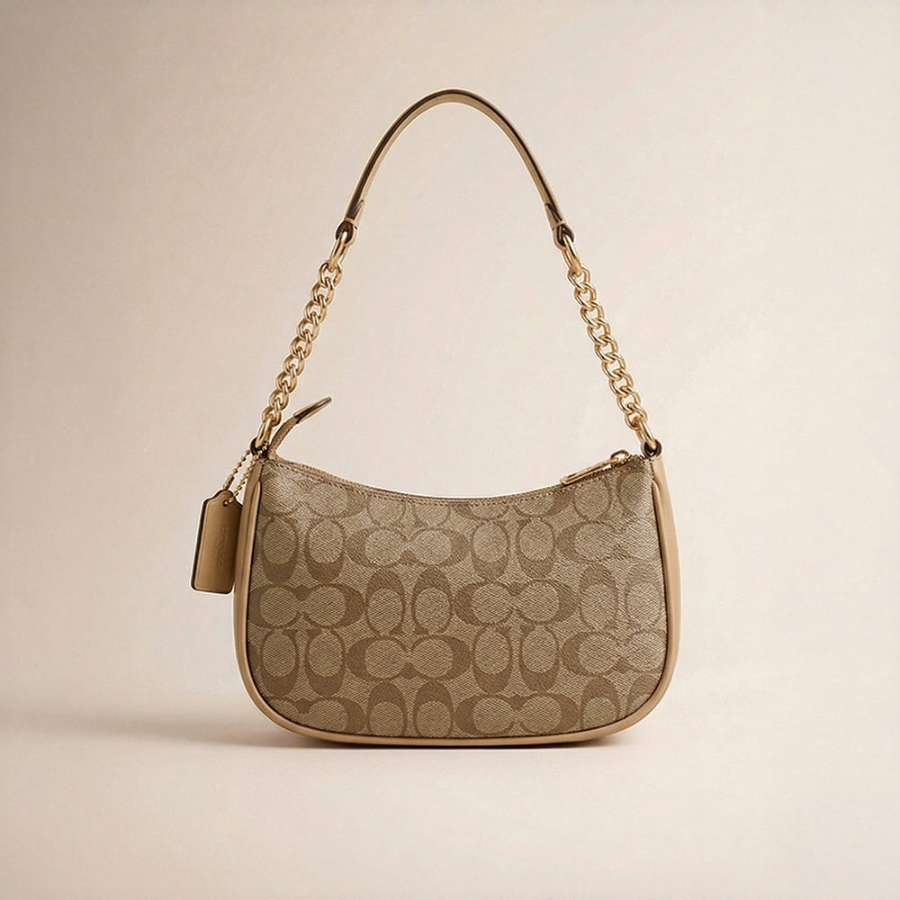 The Coach Handbag - Beige