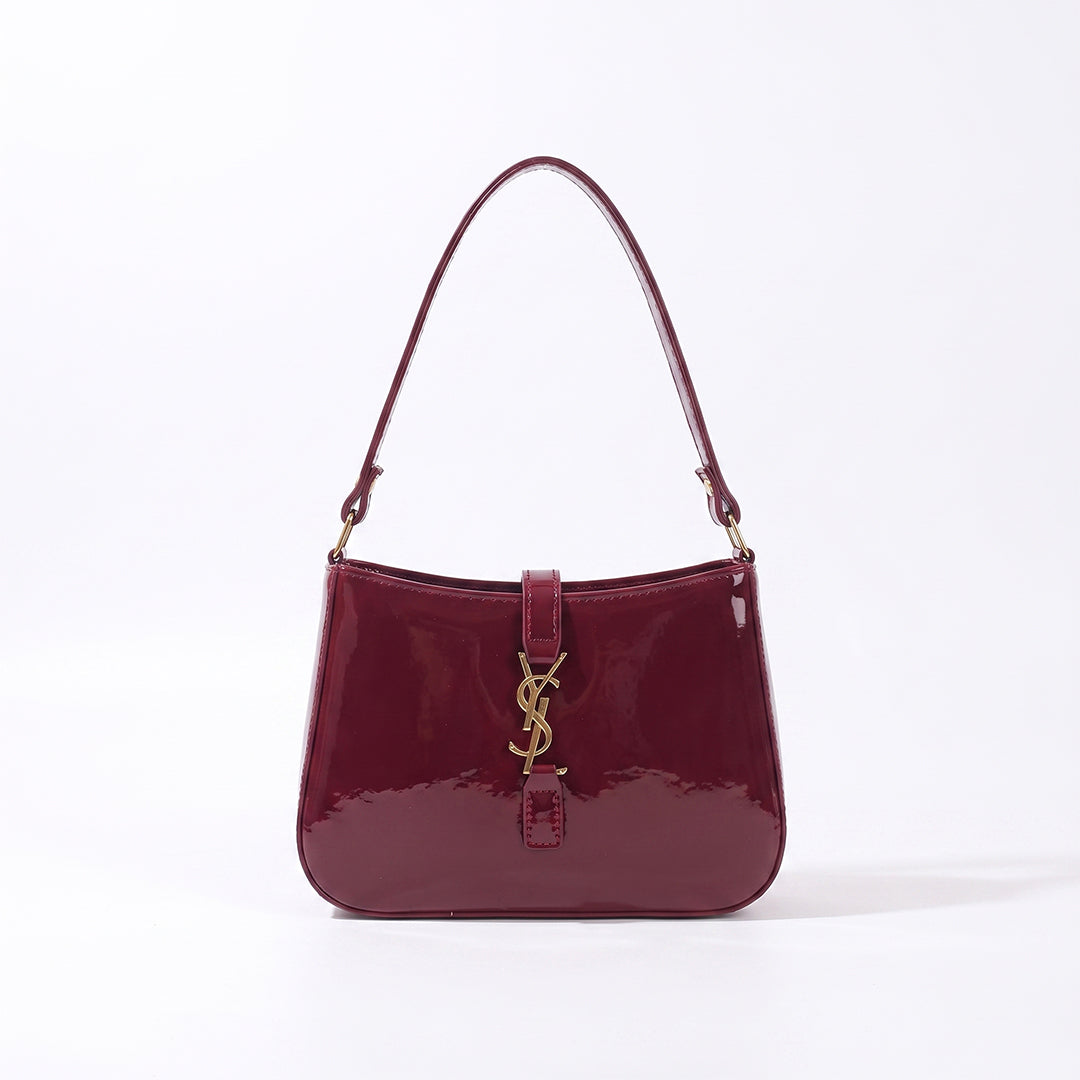 YSL Shiny crush handbag - Maroon