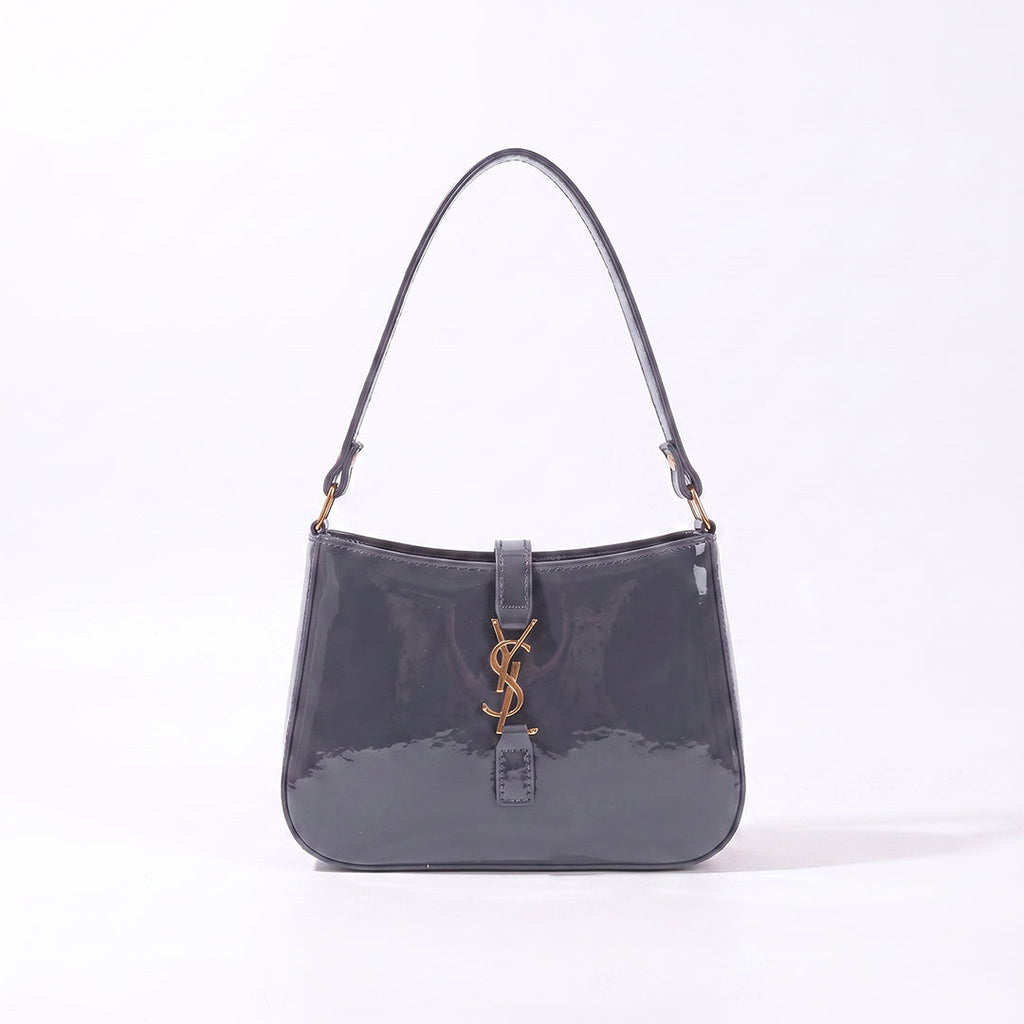 YSL Shiny crush handbag - Gray