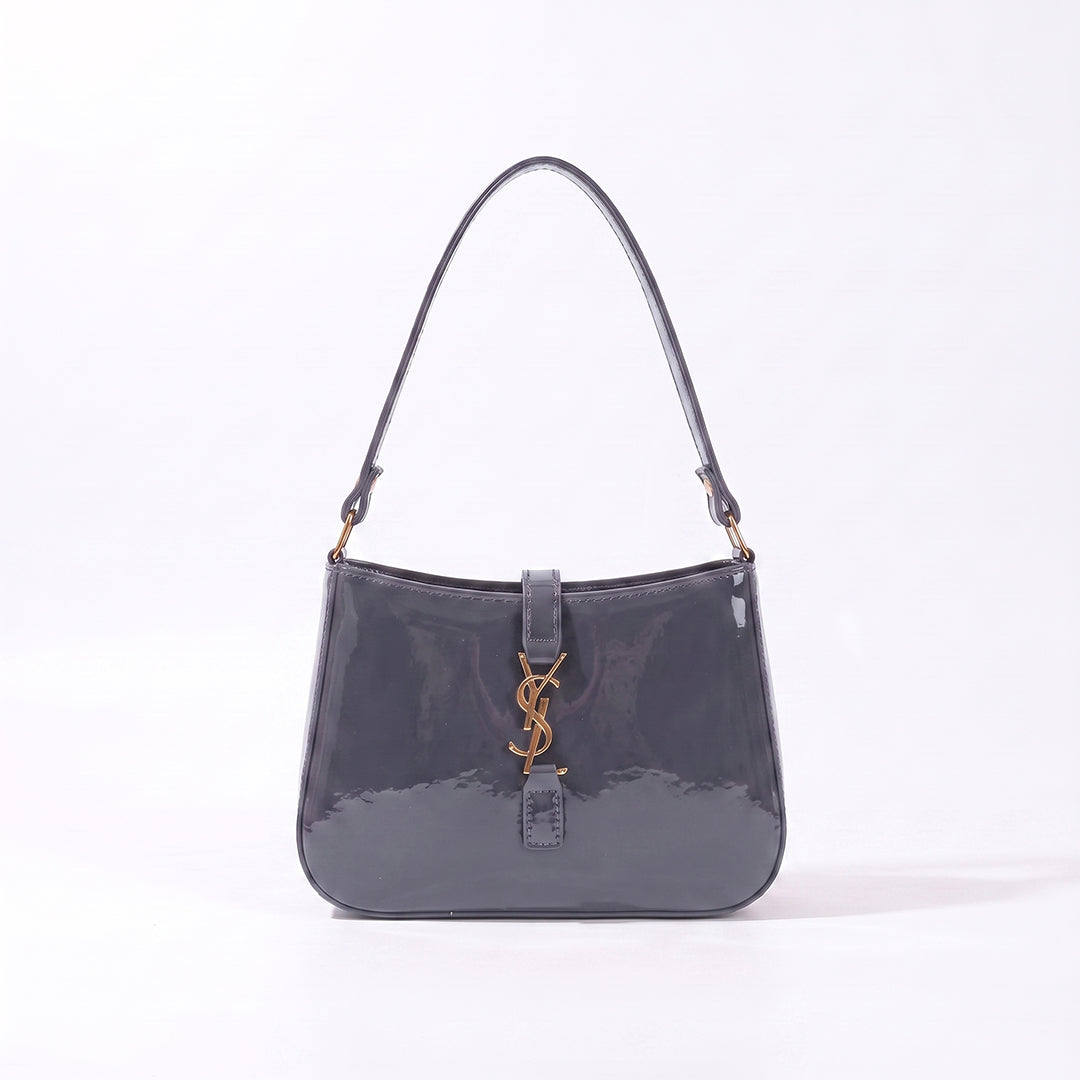 YSL Shiny crush handbag - Gray