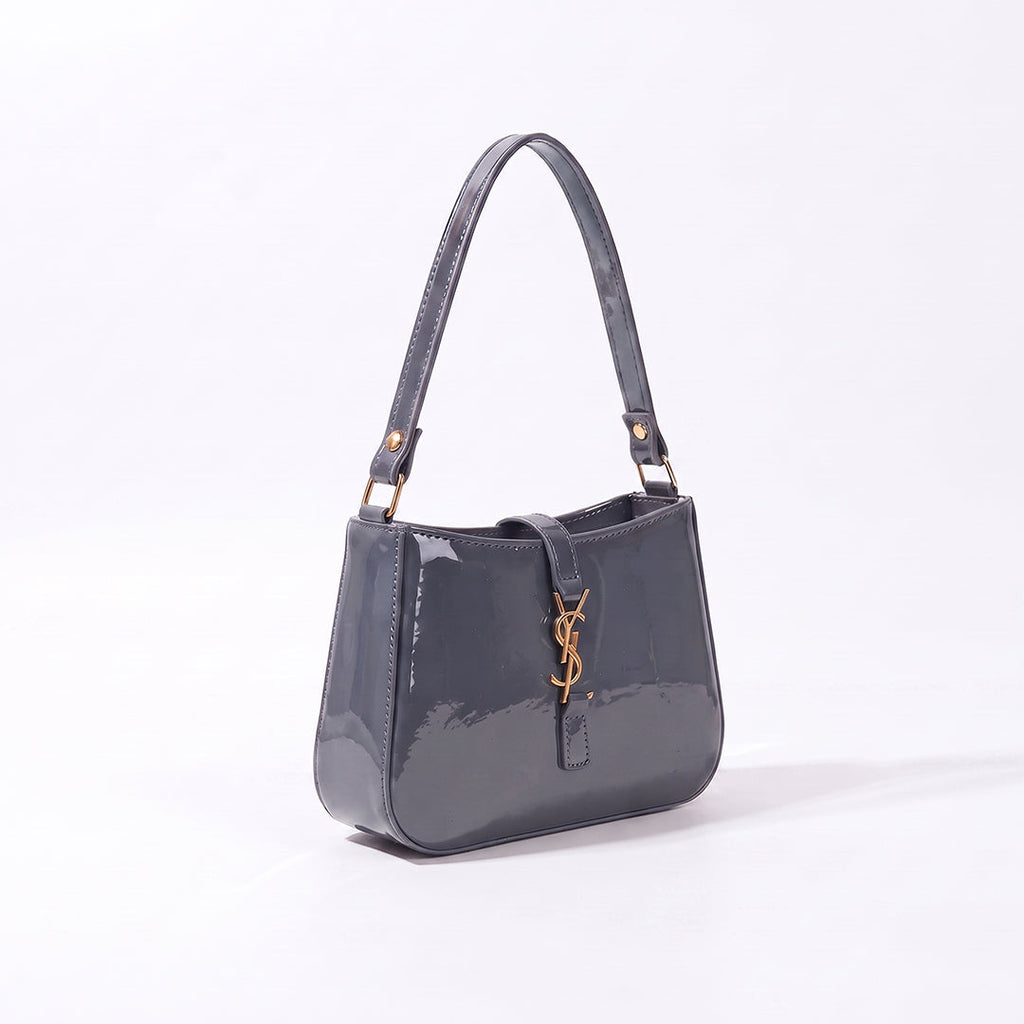 YSL Shiny crush handbag - Gray