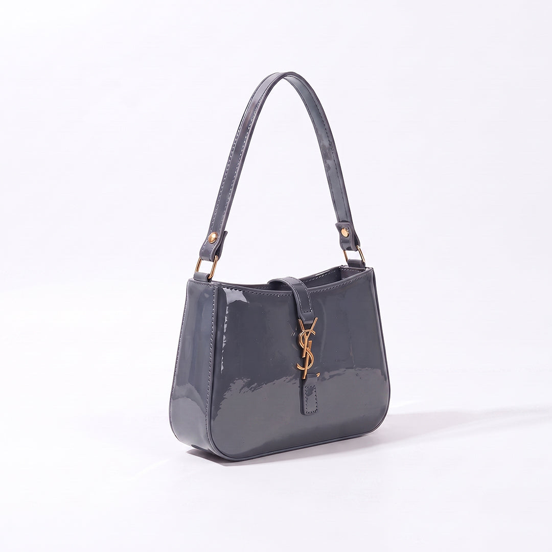 YSL Shiny crush handbag - Gray