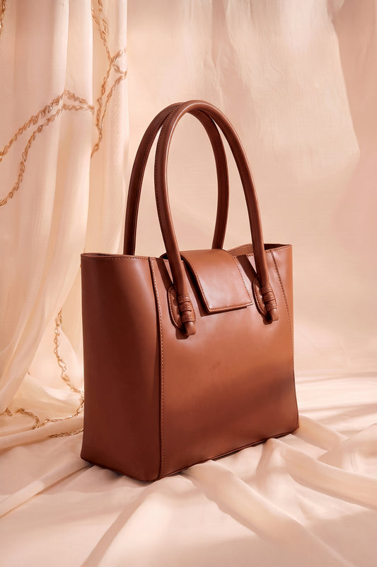 Joy Tote Bag - Brown