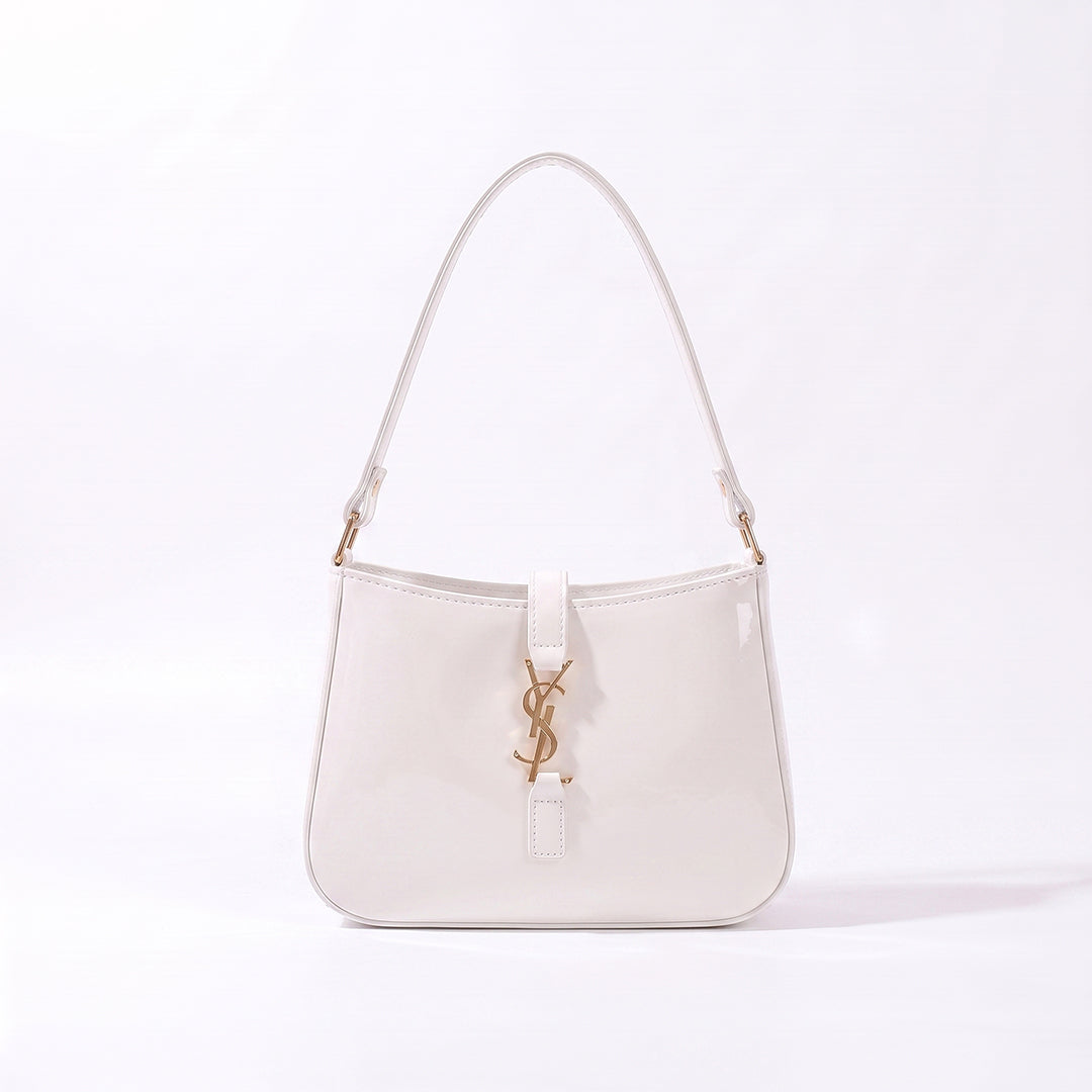 YSL Shiny crush handbag - White