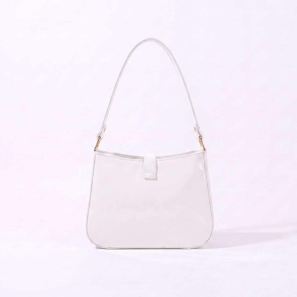 YSL Shiny crush handbag - White