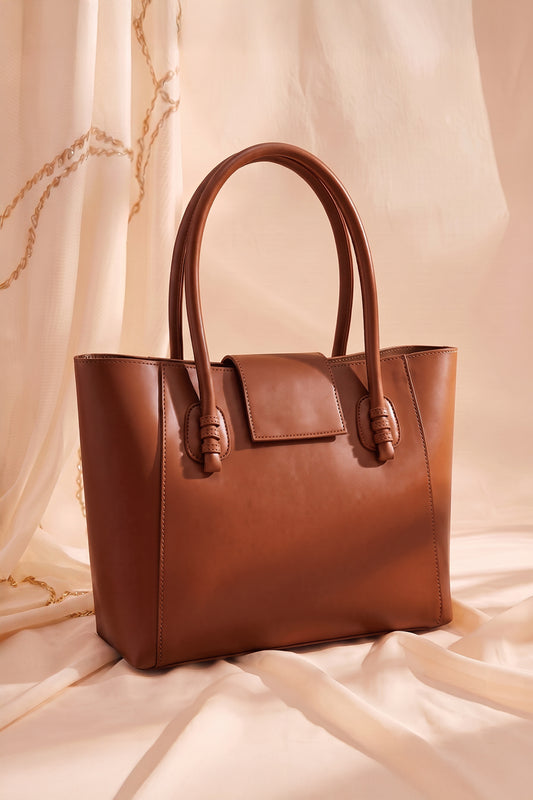 Joy Tote Bag - Brown