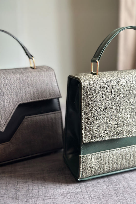 Echelon Line Handbag - Black