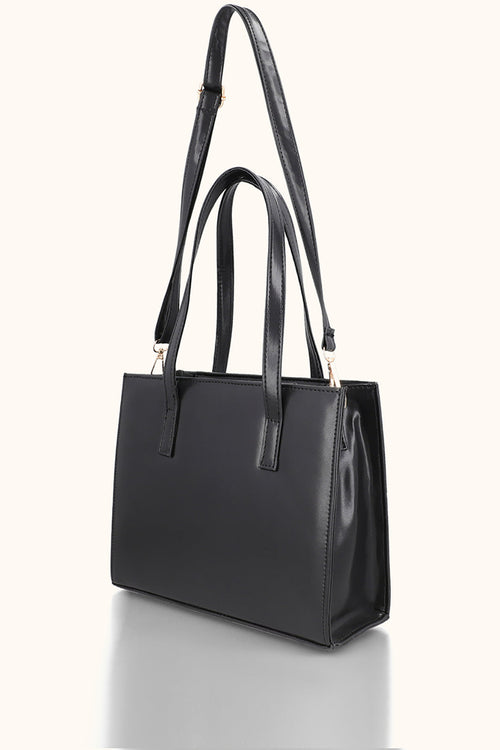 Aurora Shoulder HandBag - Black