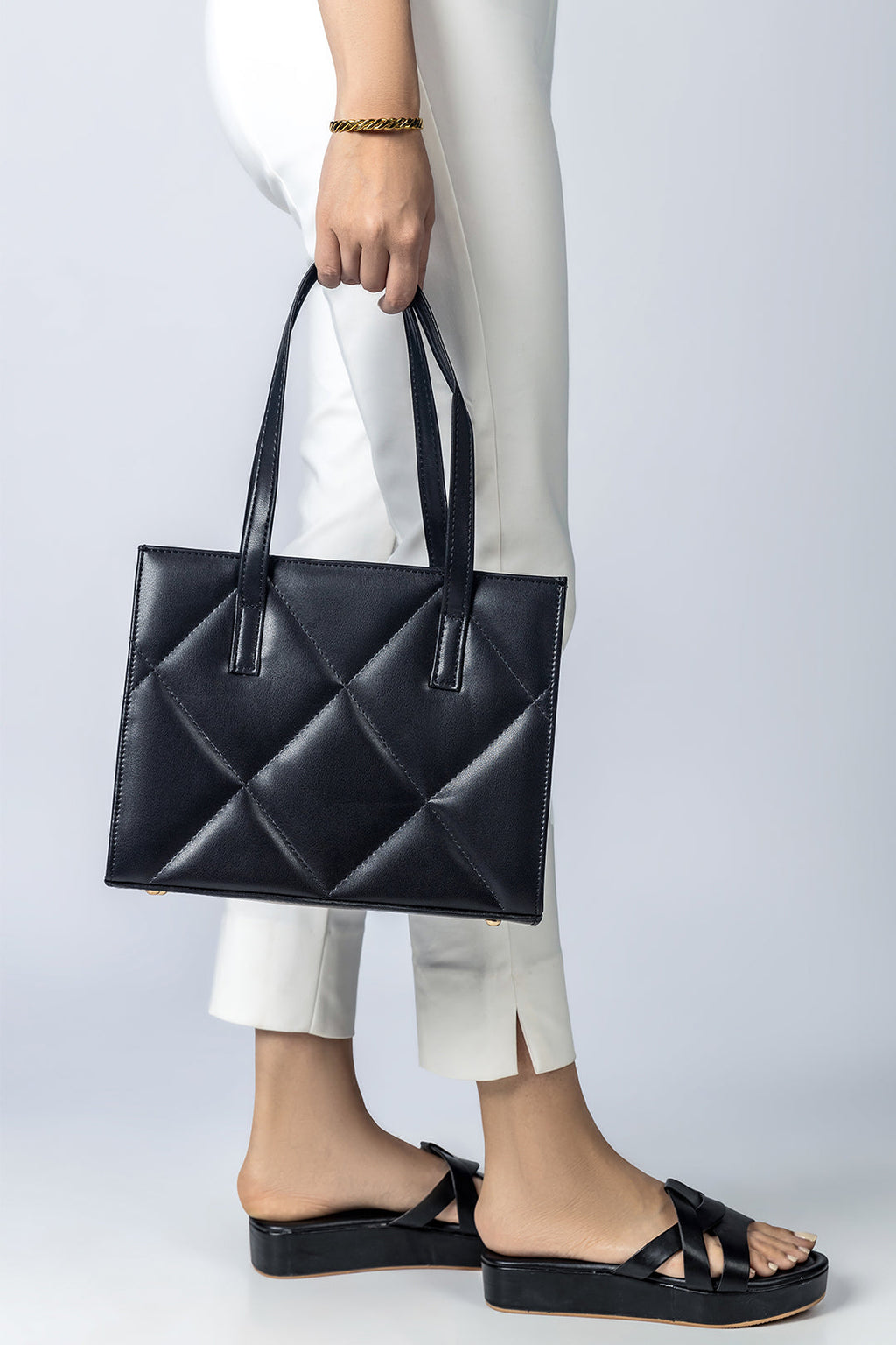 Aurora Shoulder HandBag - Black