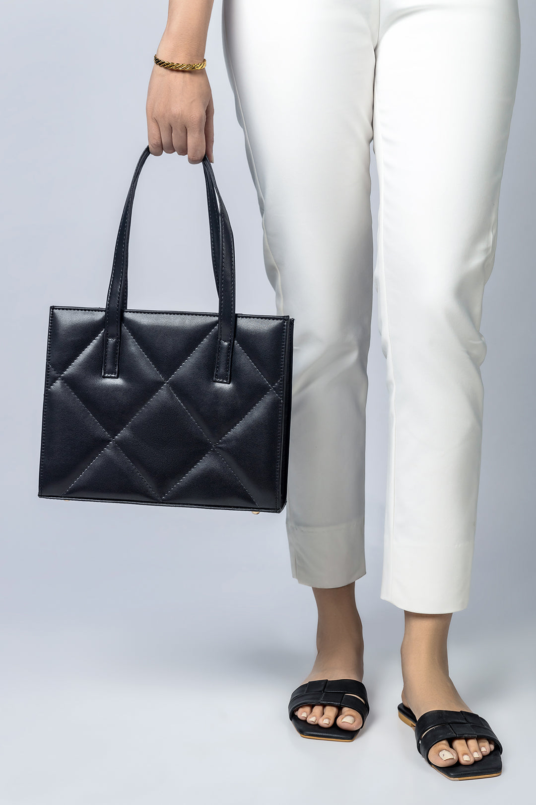 Aurora Shoulder HandBag - Black