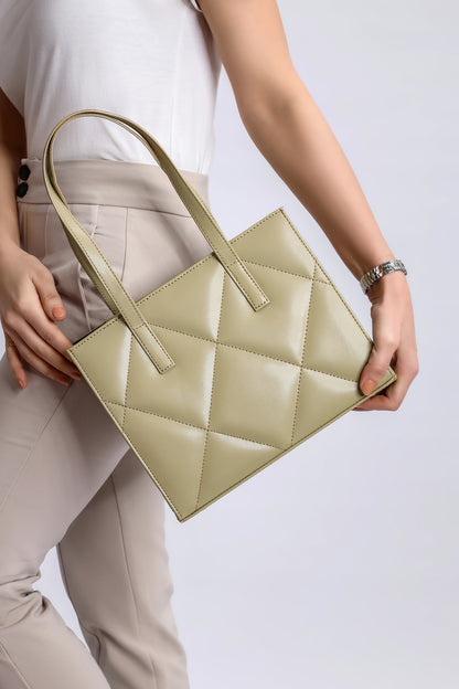 Aurora Shoulder HandBag - Olive Green