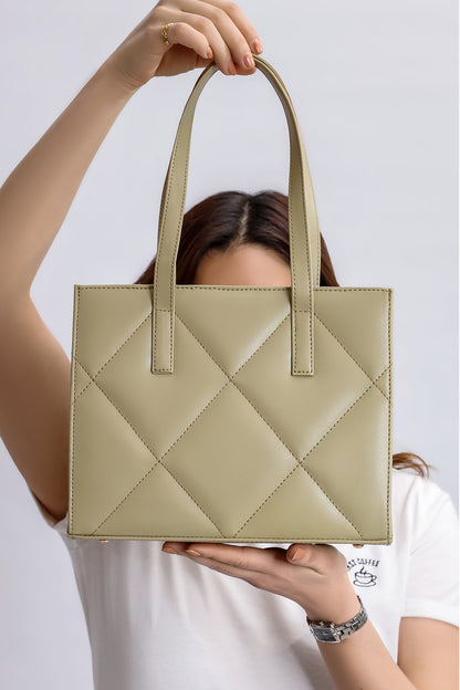Aurora Shoulder HandBag - Olive Green