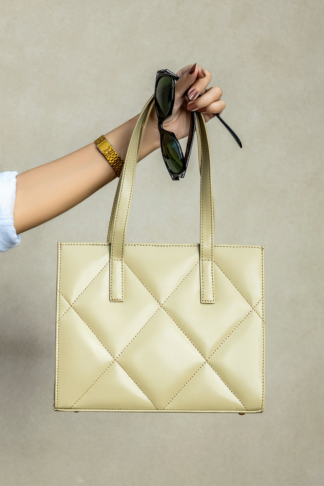 Aurora Shoulder HandBag - Olive Green