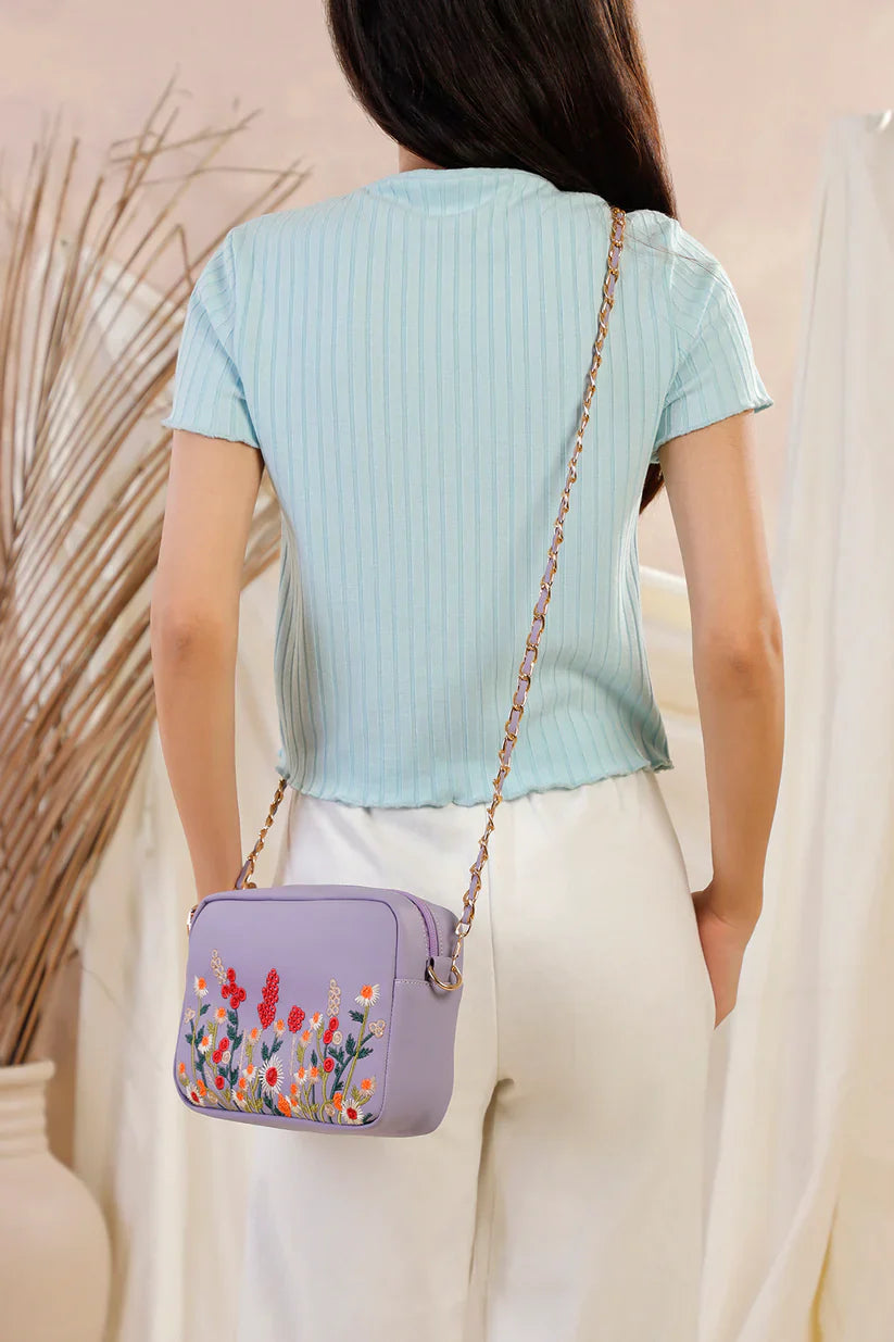 The Blosséra Charm Crossbody - Lavender