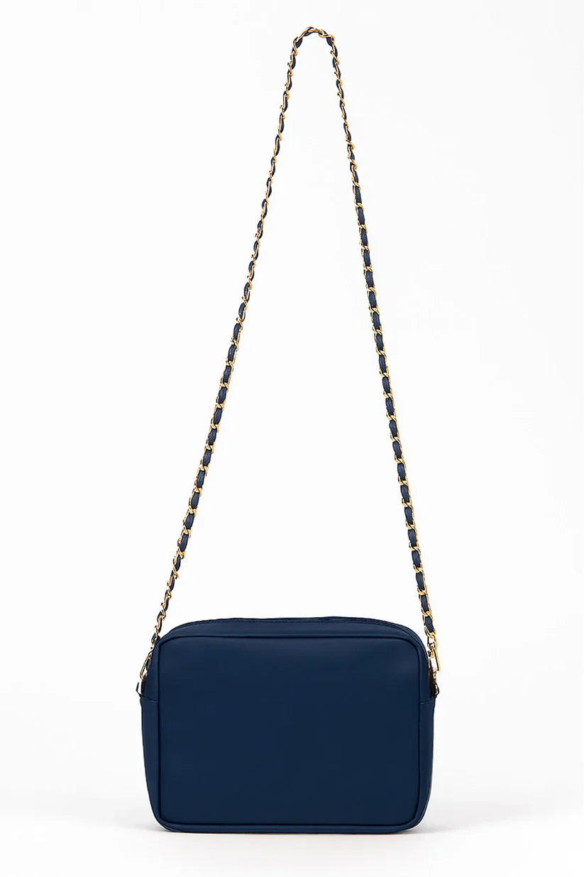 The Blosséra Charm Crossbody - Navy Blue