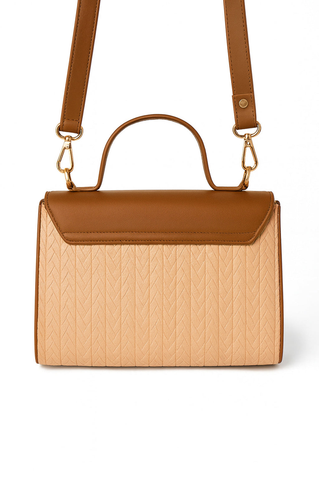 Glam Fold Handbag - Mustard