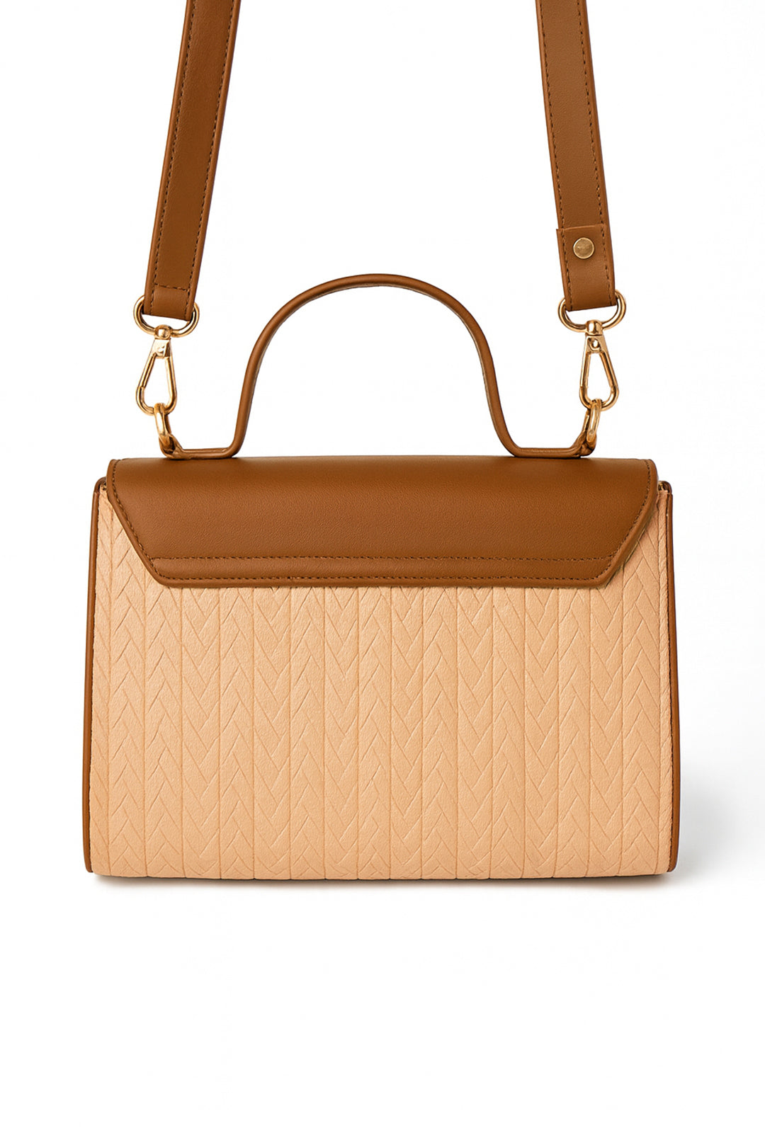 Glam Fold Handbag - Mustard