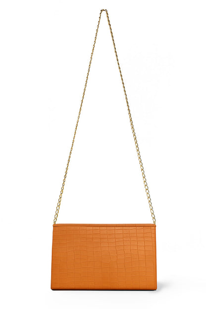 Aurelia Clutch Handbag - Mustard
