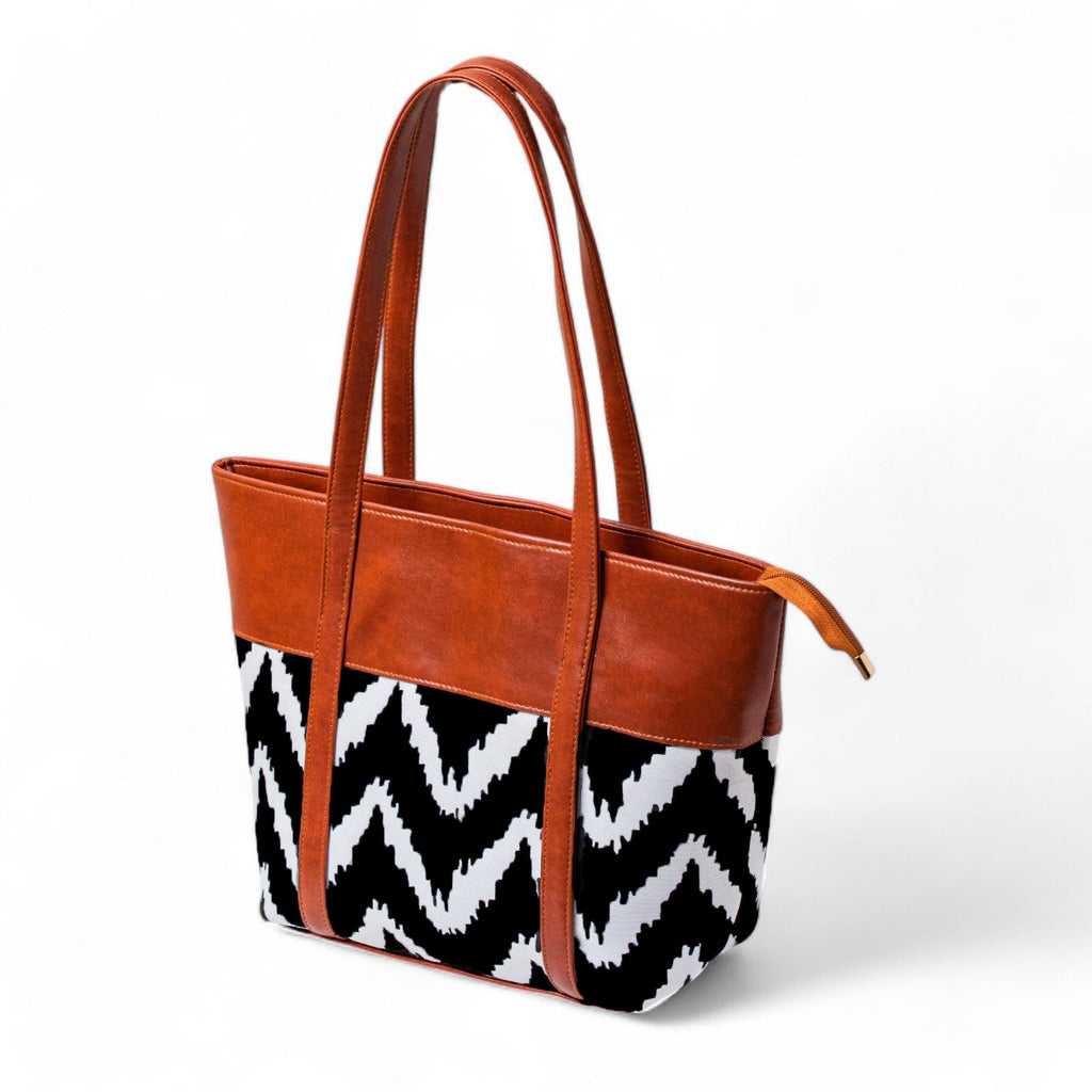 Zigzag Shoulder bag - Brown