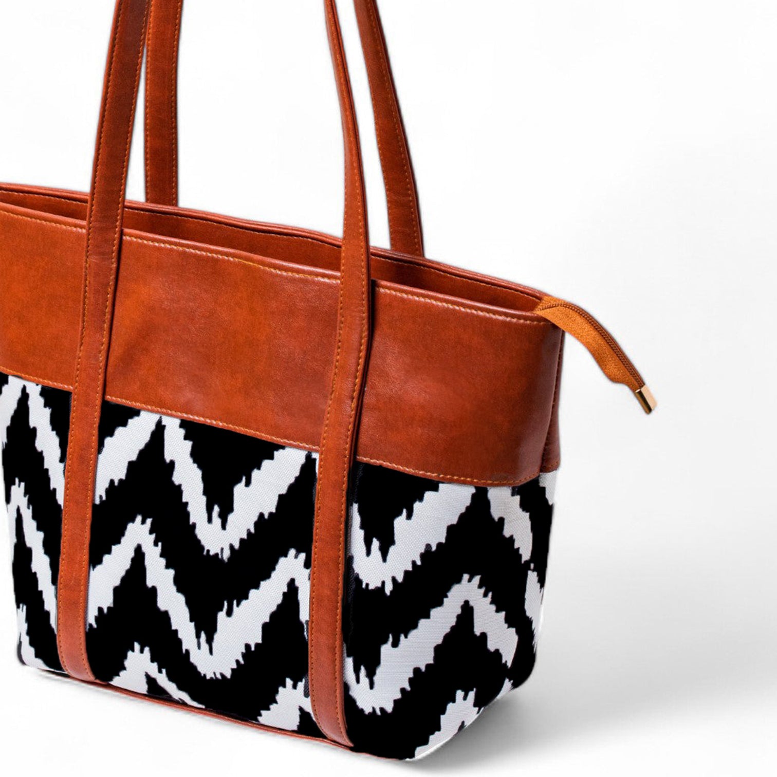 Zigzag Shoulder bag - Brown