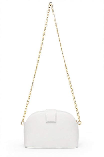 Cute Carry Crossbody Bag -White