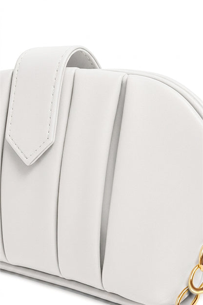 Cute Carry Crossbody Bag -White